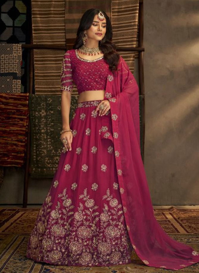 EUPHORIA VOL 9 Arya  Ethnic Wear Georgette Wholesale Lehenga Choli Collection